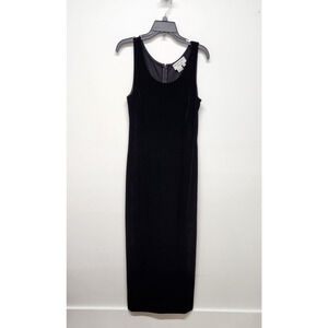 Vintage Adrianna Papell Occasions Women's Velvet Sleeveless Maxi Dress, Size 12